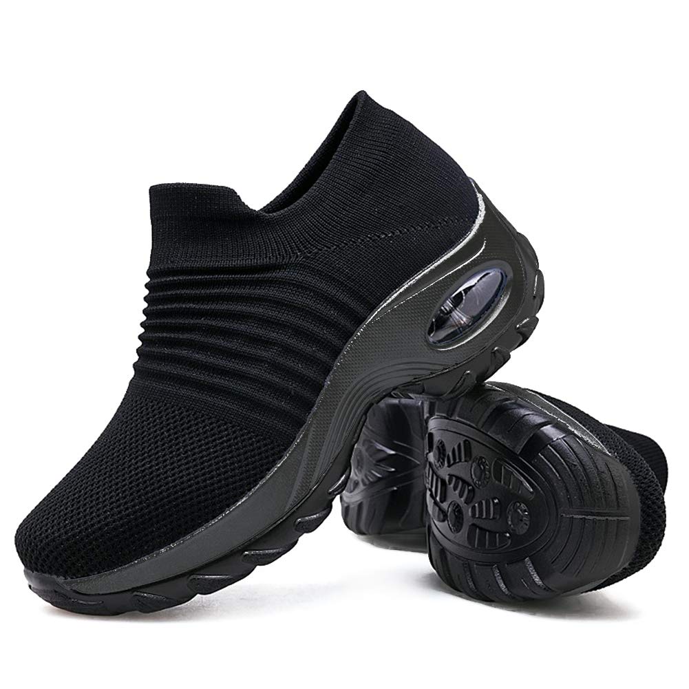 Women's Slow Man Mesh Slip On Walking Shoes Air Cushion Easy Jazz Dance Platforms
| Women's Slow Man Sock Sneakers Slip