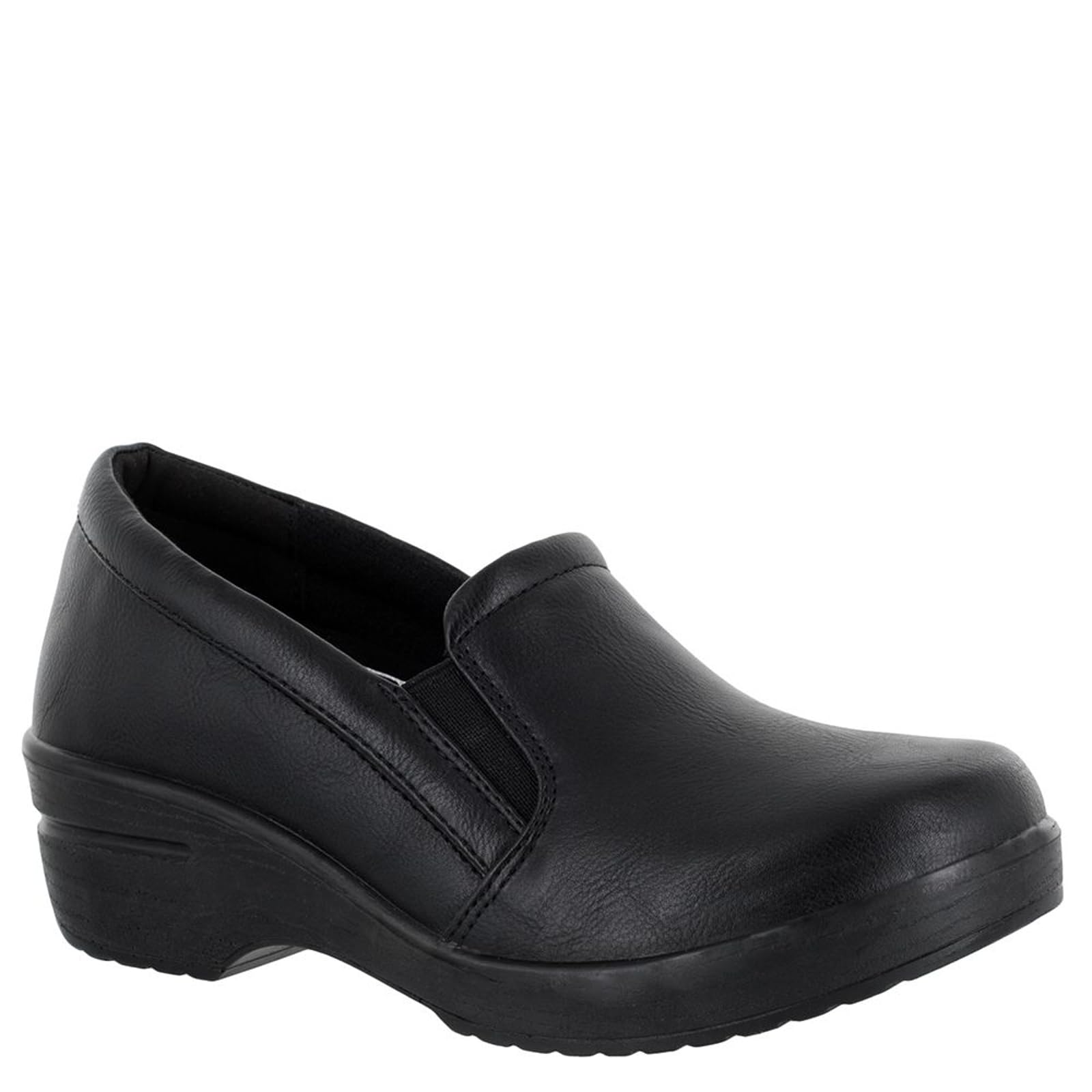 Easy Street womens Leeza Clog Black Us 9.5 Comfortable Walking Shoe For Women Everyday Use Stylish And Practical Black S