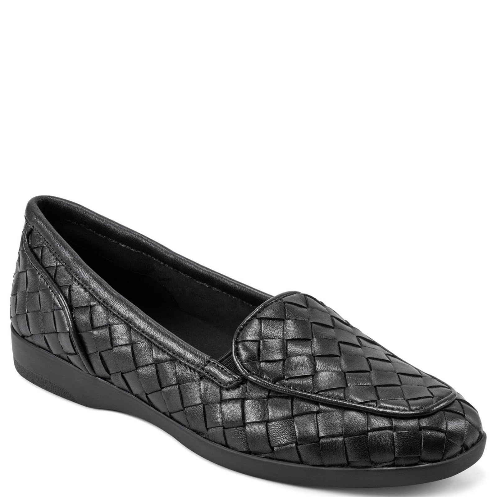 Easy Spirit Women's Devitt19 Loafer Flat + Comfort + Casual Wear + Versatile + Slip-On + Leather + Casual Shoes + Trendy
